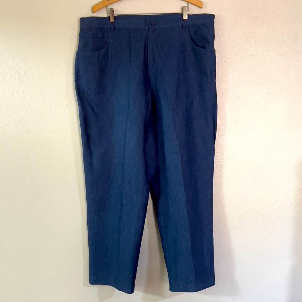 John Paul Richard Linen Pants Size 22 Plus NWT Uniform Woman